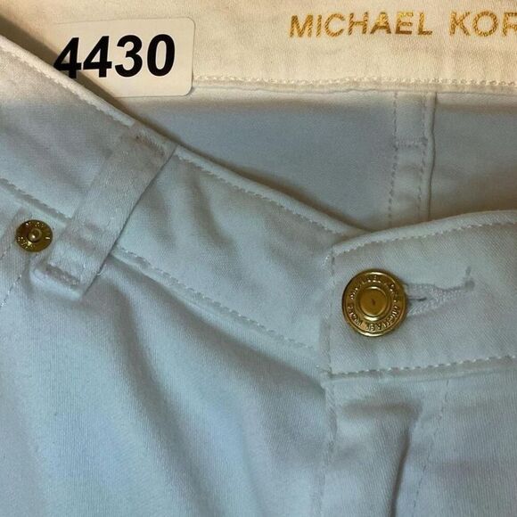 MICHAEL KORS Michael white Izzy Cropped size 12 - Picture 3 of 4